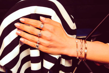 luxury gold and diamond jewelery