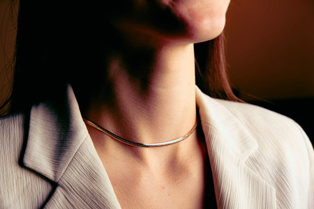 Handmade precious jewelry. Bijouterie and jewelery gold and diamonds for womenの写真素材