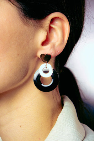 Stylish and Elegant Gold Diamond Jewelry Piecesの写真素材