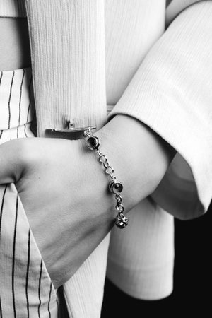 Elegant jewelry, Jewels set with gemstones.の写真素材