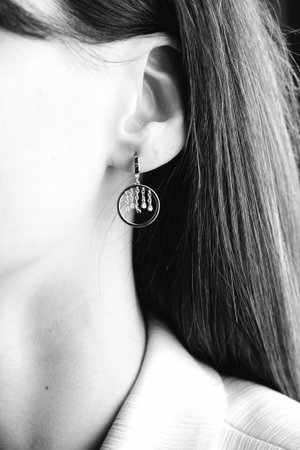 luxury gold and diamond jeweleryの写真素材