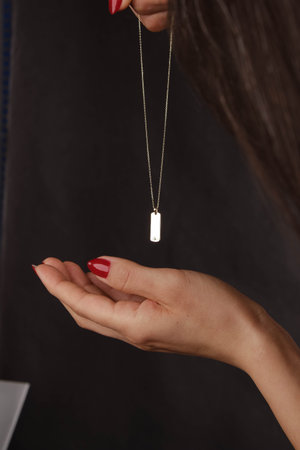 Handmade precious jewelry. Bijouterie and jewelery gold and diamonds for womenの写真素材