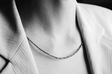 Shimmering Gold and Diamond Jewelry for Evening Eleganceの写真素材