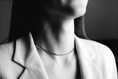 Glamorous Gold Jewelry with Sparkling Diamondsの写真素材