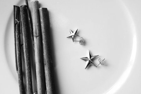 Sophisticated Gold and Diamond Jewelry for Womenの写真素材