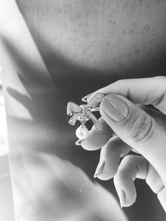 Elegant jewelry, Jewels set with gemstones.の写真素材