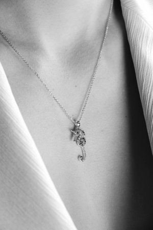 Elegant Gold and Diamond Pendant Necklacesの写真素材