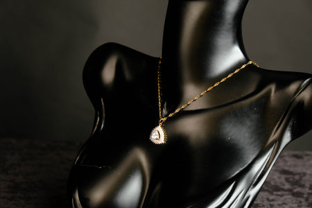 Alluring Gold and Diamond Wedding Bandsの写真素材