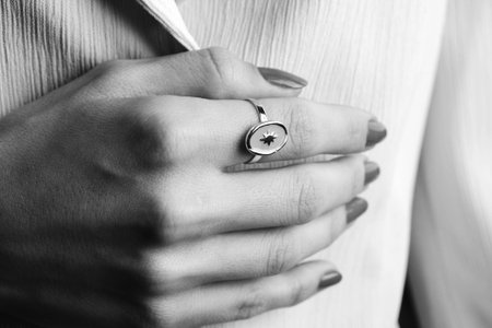 Glamorous Gold Jewelry with Sparkling Diamondsの写真素材