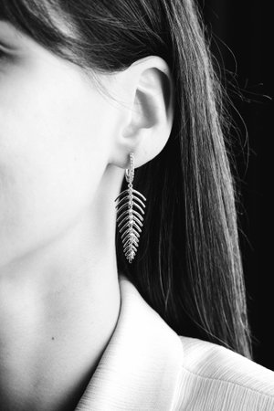 Bold and Elegant Diamond and Gold Statement Piecesの写真素材