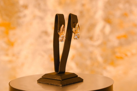 Fine Jewelry Collection: Diamonds and Gold Jewelryの写真素材