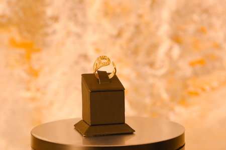 Beautiful Diamond Earrings with Gold Setting