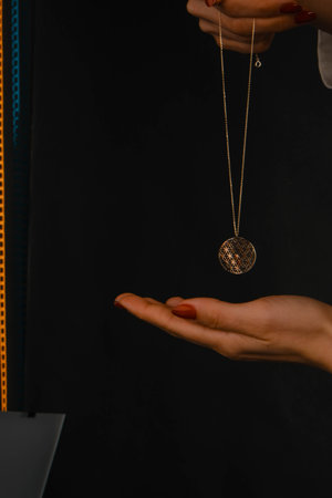 Sparkling Gold Jewelryの写真素材