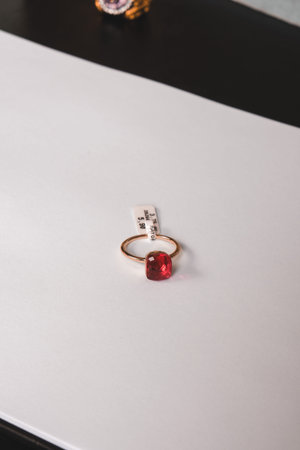 Handmade precious jewelry. Bijouterie and jewelery gold and diamonds for womenの写真素材