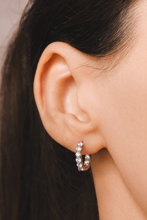 luxury gold and diamond jeweleryの写真素材