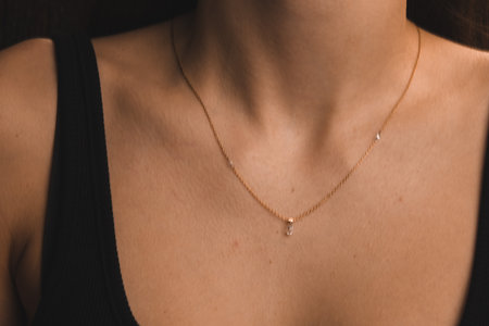 Glamorous Gold and Diamond Wedding Ringsの写真素材