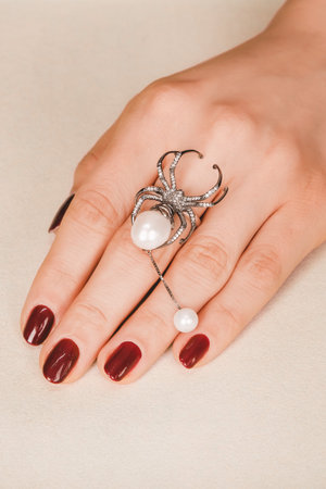 Designer Jewelry: Gold, Diamonds, and Gemstonesの写真素材