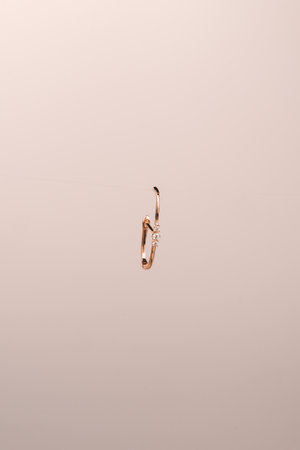 Glamorous Gold Jewelry with Sparkling Diamondsの写真素材