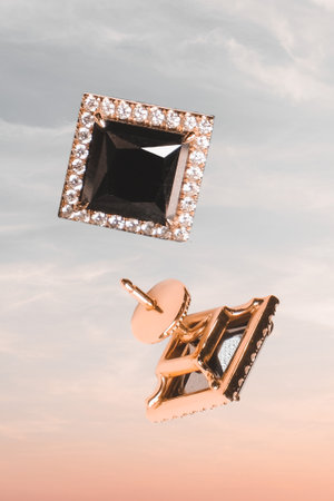 Elegant Gold and Diamond Jewelry for Special Occasionsの写真素材