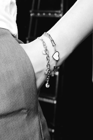 Stylish jewellery, diamonds and precious stones.の写真素材