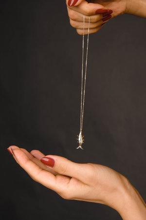 Personalized Gold and Diamond Jewelry Giftsの写真素材