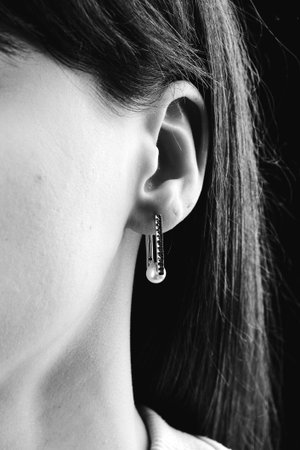 Stylish jewellery, diamonds and precious stones.の写真素材