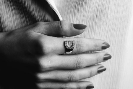 Handcrafted Luxury Jewelry with Diamonds and Goldの写真素材