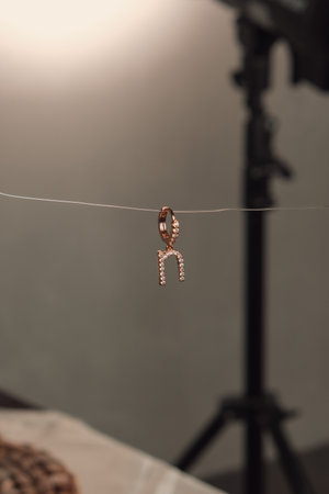 Premium Diamond and Gold Jewelry for Womenの写真素材