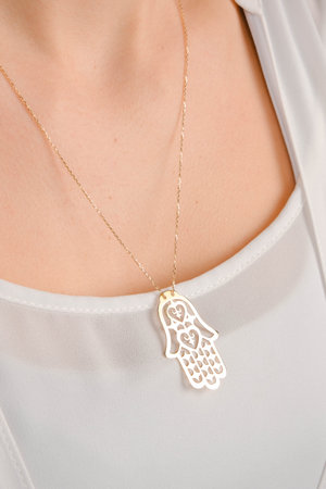 Glamorous Gold Jewelry with Sparkling Diamondsの写真素材