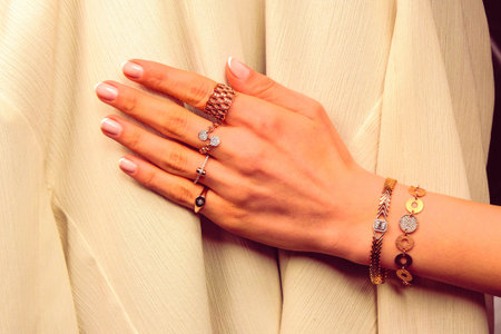 Alluring Gold and Diamond Wedding Bands