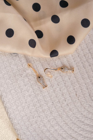 Elegant Gold and Diamond Jewelry for Special Occasionsの写真素材