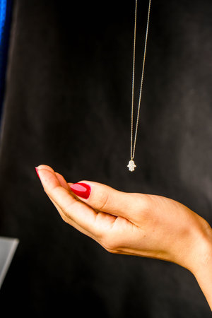 Luxury Diamond and Gold Jewelryの写真素材