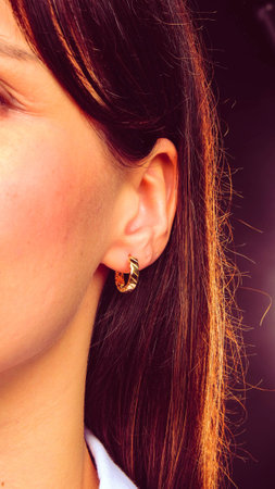 stylish jewelry like gold, diamonds, precious stones.