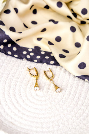 Elegant Gold and Diamond Jewelry for Special Occasionsの写真素材