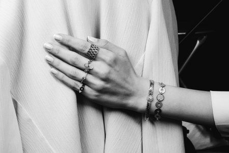 Precious Gold and Diamond Jewelry Setsの写真素材