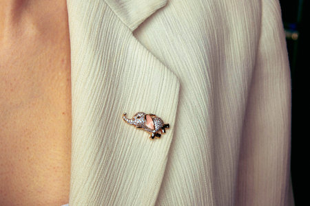 Elegant jewelry, Jewels set with gemstones.の写真素材