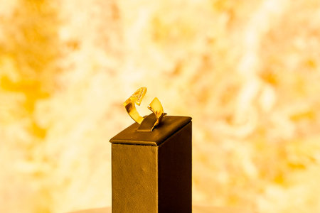 Elegant Diamond and Gold Jewelry for Womenの写真素材