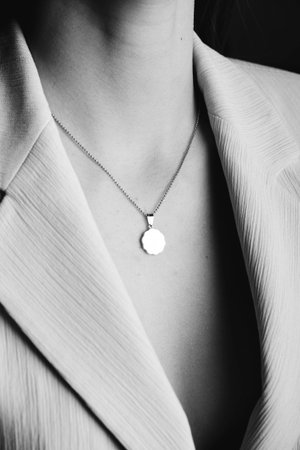 Beautiful golden jewelry with precious stonesの写真素材