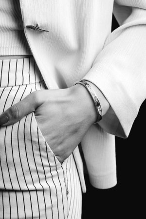 Radiant Gemstone Jewelry with Gold and Diamondsの写真素材