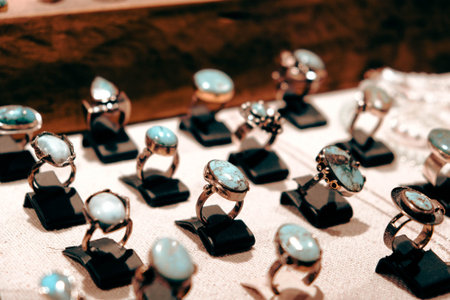 Elegant Diamond and Gold Jewelry for Womenの写真素材