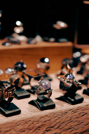 Luxury Gold and Diamond Jewelry Collectionの写真素材