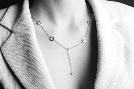 Stylish Diamond Jewelry for Modern Womenの写真素材