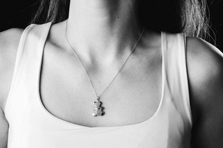 Chic Gold and Diamond Jewelry for Everyday Eleganceの写真素材