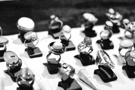 Stylish Gold and Diamond Jewelry for Modern Womenの写真素材