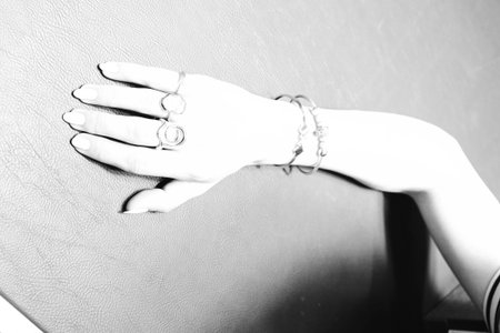 Luxury Bridal Jewelry: Diamonds and Gold Engagement Jewelryの写真素材