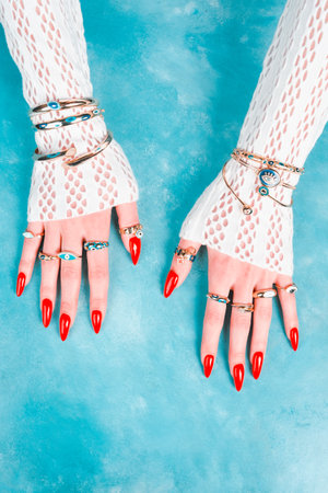 Luxury Gold and Diamond Jewelry Collectionの写真素材