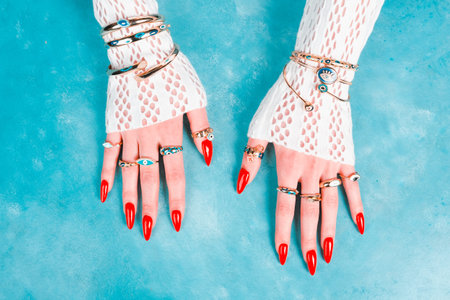 Sparkling Jewelry Sets: Gold, Diamonds, and Gemstonesの写真素材