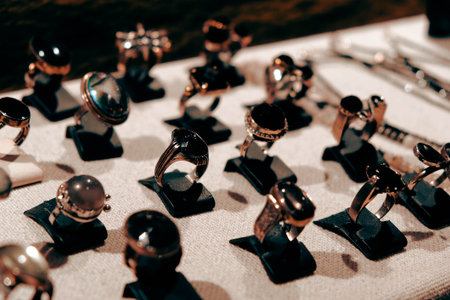 Custom-Made Gold and Diamond Jewelry for Special Momentsの写真素材