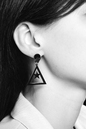 Elegant jewelry, Jewels set with gemstones.の写真素材