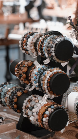 Beautiful Gold and Diamond Cocktail Jewelryの写真素材